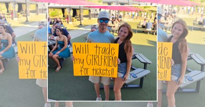 'Will trade my girlfriend for tickets': 23 Concert fan signs that had a chance and didn't miss it