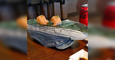 22 Particularly Pretentious Restaurant Meals Served on Anything But a Plate