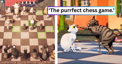 Indie video game studio found the purrfect way to get people playing chess again, putting cats paw and center on the board