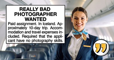 Iceland Air’s “Bad Photographer Contest” is Shattering the Monotonous Non-Human Marketing Model