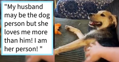 Husband surprises cat loving wife with adopted puppy who ends up making her his pawson, converting her to a full blown doggo doter, says: ‘I didn’t think it was possible to love a DOG as much as I love my cats, but here I am.’
