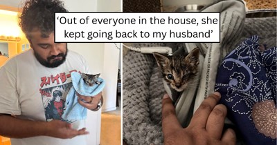 After a sick 4-week-old kitten keeps choosing him during a family visit, one man takes her home, helps her recover, and discovers what it's really like to raise his very first kitten