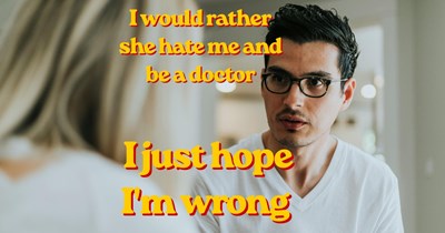 Partner confronts his 40-year-old girlfriend about her decade-long plan to become a doctor that has produced zero studying, two missed exams, and constantly shifting timelines