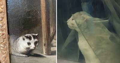 Renaissance Cats That Look Like They Were Painted Entirely From Memory