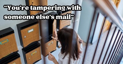 Resident catches neighbor as she goes through their mailbox, reports her to the post office after neighbor claims she has mail delivered to their address: 'Please stop'