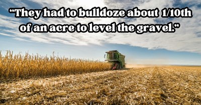 After renting fields to neighbor, landowner is forced to plow down neighbor's corn fields following his refusal to harvest them in time: ‘The rental agreement expired’