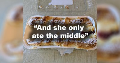 Wife comes home after a night out and eats entire middle of son's birthday cake, husband is furious: 'Over the top selfishness'