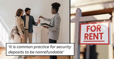 New York couple pays a $600 security deposit before being allowed to see the lease, backs out after spotting red flags, property manager refuses to return the money: 'The unit was taken off the market'