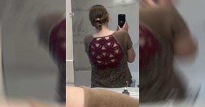 Mom Wears Crochet Back Top to Pick Up Son From School, Teacher Claims What She’s Wearing Is Inappropriate