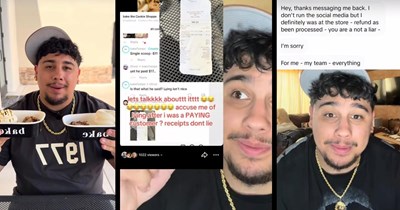 ‘Receipts don't lie’: Arizona ice cream business accuses food reviewer of lying after he posts an honest review and discovers they messed with his order, the creator proves them wrong