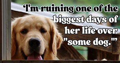 27-year-old bride-to-be takes golden retriever her 19-year-old sister raised for 4 years to give the dog a "better life", so younger sister refuses to stand by her at her wedding: 'She called me selfish'
