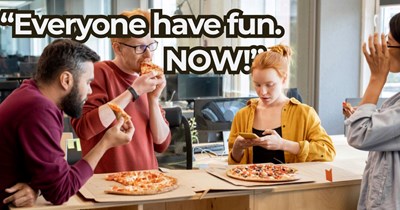 "Big profits, no raises, but hey here's some stale pizza and a generic thank you email": Company posts record profits, denies raises and throws a mandatory pizza party instead