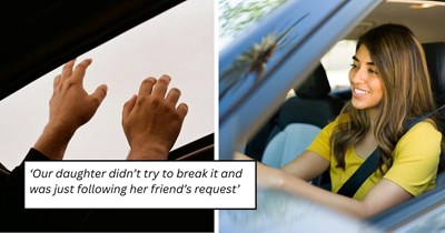 Parents demand teenager pay $1,700 after friend's car sunroof breaks while opening it at the driver's request, reject family's offer to split the repair: 'We feel awful about the situation'