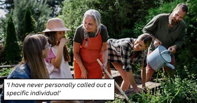 Community gardener changes the lock code after neighbor's son is spotted leaving with missing equipment, mother demands a public apology: 'The damage is already done'