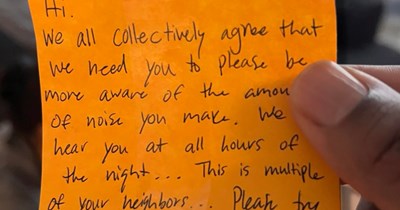 They thought their new top-floor apartment was a dream, but it quickly became a nightmare—Couple moves into new apartment, after 1 week gets 2 mysterious sticky notes complaining about noise with demands they stop, escalates to complaints to the landlord