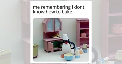 Baking memes for amateur bakers trying new recipes and looking for baking powder