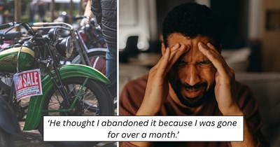 Entitled neighbor sells man's $7k motorcycle for less than $3k while he's out of state, claims he thought it was “abandoned”: ‘He actually admitted it over text’