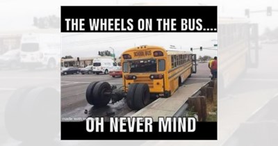 School bus memes for students going back to school and missing the bus
