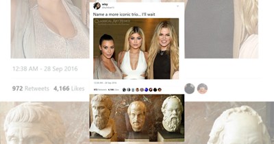 'Name a more iconic trio... I'll wait': 20 Classical Art Memes For Timless Laughs