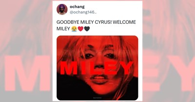 'You can change your hair and you can change your clothes': Miley Cyrus rebrands herself as just "Miley" and the comments and memes from fans on Twitter are quick to follow