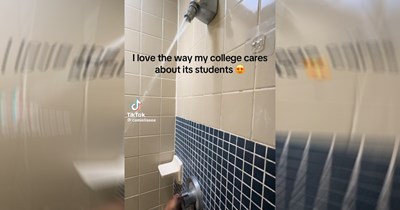 'For $70k you don't get a $20 shower head': College student calls out spartan shower facilities in dorm