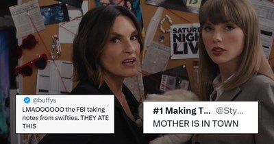 Taylor Swift Made a Surprise Cameo in a ‘Law & Order: SVU’ Skit at the Emmys, and X Turned The Moment Into a Meme