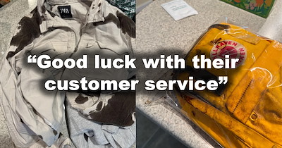 Customer discovers their thrift resale order is covered in a mysterious black sludge: 'This is actually insane'