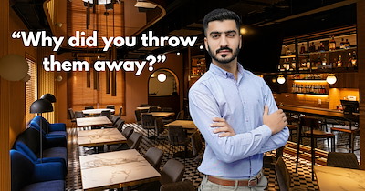 Mean manager throws away employee's drink before she finishes drinking, she retaliates by throwing away his can collection: 'We both don’t have anything'