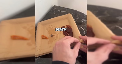 Is the waste worth making eating easier?—Company attracts criticism after creating plate that doesn't need to be washed