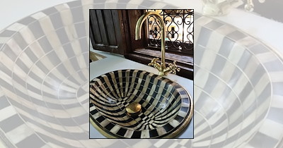 20 Cool Tiled Sinks Turning Ordinary Kitchens and Bathrooms Into Works of Art