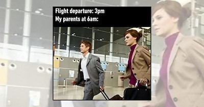 'Three hours early, still stressed': 23 Airport memes for travelers rushing through security just to sit at the gate