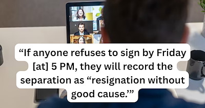 Logistics operations coordinator blindsided by layoff in 5-minute Zoom call along with 15% of the company—then the employer demanded they sign a non-compete to get severance pay, along with this veiled threat