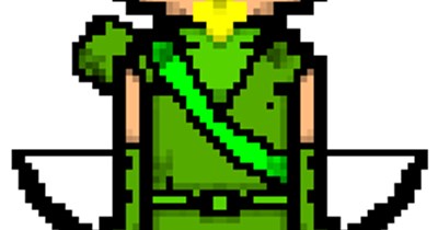 A Pixelated Arrow