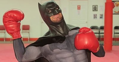 Watch Batman Train to Become an Underdog Prize Fighter in This Batman v Superman Rocky Montage