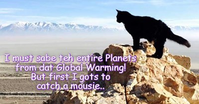 Global Warming Kittie is on a Sacred Mission!