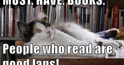 People who read are good laps!