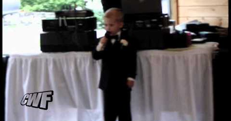 children funny wedding videos kids speech toast Video - 29001729