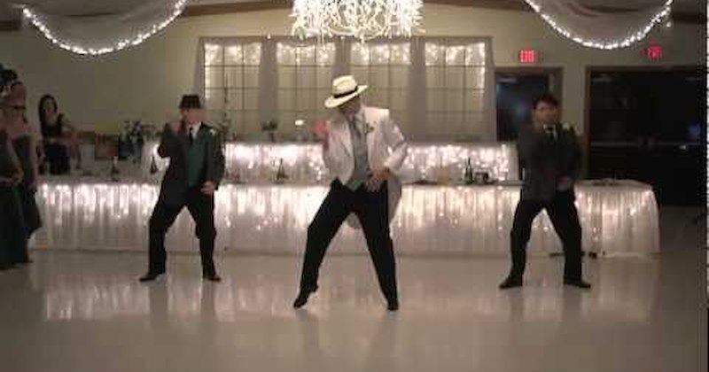 dance funny wedding videos groom Hall of Fame michael jackson Video - 35029249