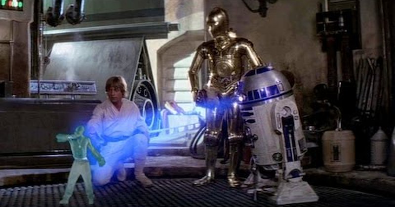 c3p0 hologram luke skywalker mark hamil r2d2 tupac shakur Video - 36950017