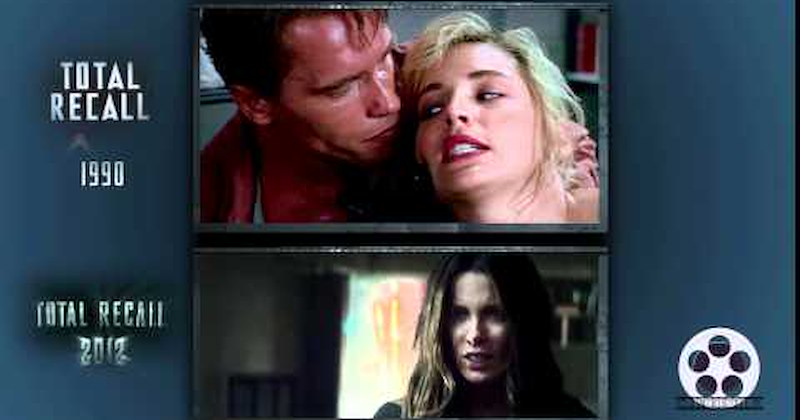 colin farrell comparison remake total recall trailers Video vs - 39070465
