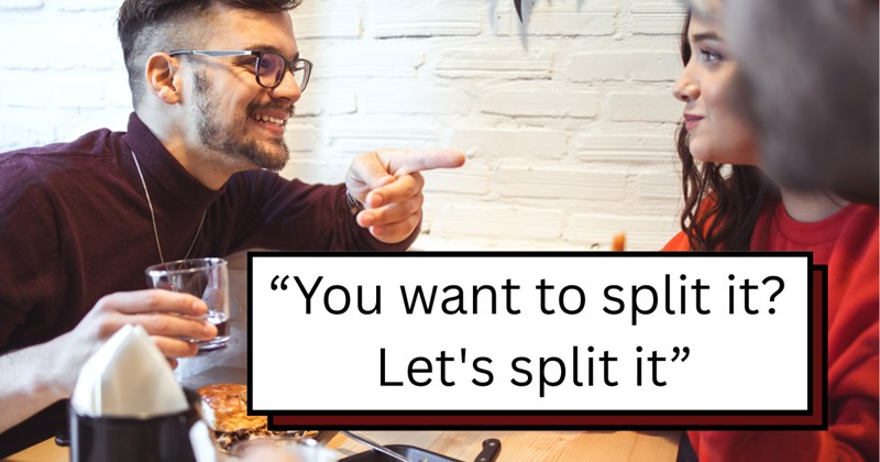 split-the-bill bill friends restaurant drama ordering