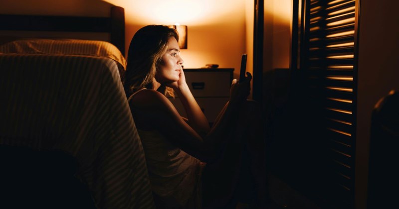 A woman answers a phone call from her husband's boss in the middle of the night, afraid that something horrible has happened to him.