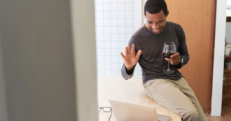 The boss hosts a mandatory virtual happy hour that all of his employees hate with a fiery passion.