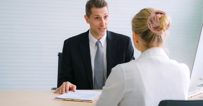 hiring manager job candidate job interview entitled people Employment - 45545221