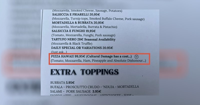 food combinations pizza food creations pineapple tourists pineapple on pizza restaurant food restaurant work twitter discourse Money - 46083589