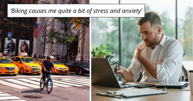 bicycle office work employee new york city Workplace - 46351877
