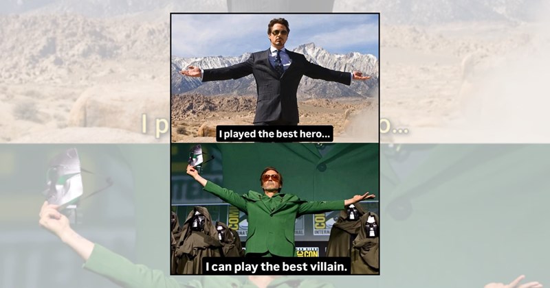 TV & Movies villain memes robert downey jr superhero memes doctor doom memes doomsday avengers memes avengers-doomsday marvel memes - 46693381