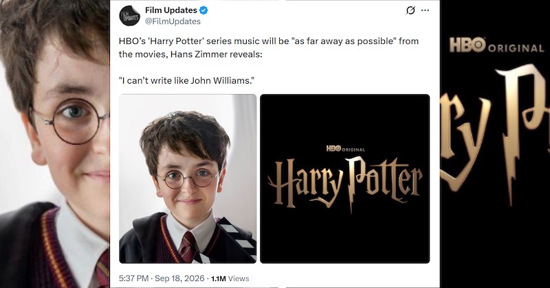 hans zimmer Music twitter Harry Potter composer nostalgia movies score soundtrack adaptation john williams tv show TV & Movies - 46861317