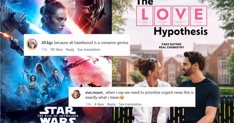 ali hazelwood movie adaptation Adam olive Movie daisy ridley the rise of skywalker lili reinhart fanfiction tom bateman the love hypothesis adam driver TV & Movies - 46911237