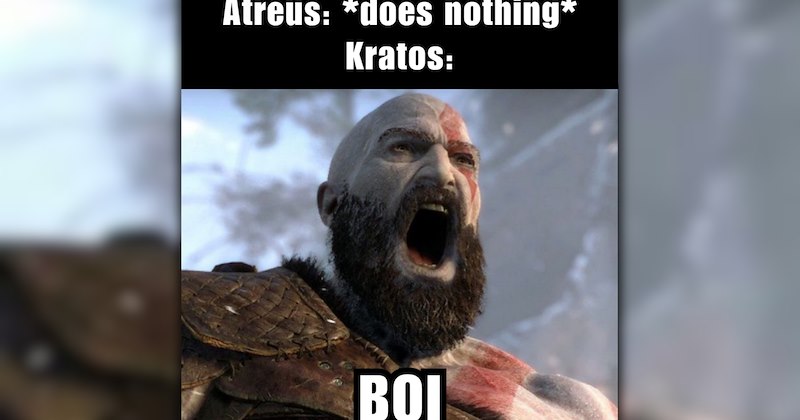 playstation god of war geeky gaming Sony fandom gamers Memes gaming memes playstation 5 kratos Gaming - 46983429
